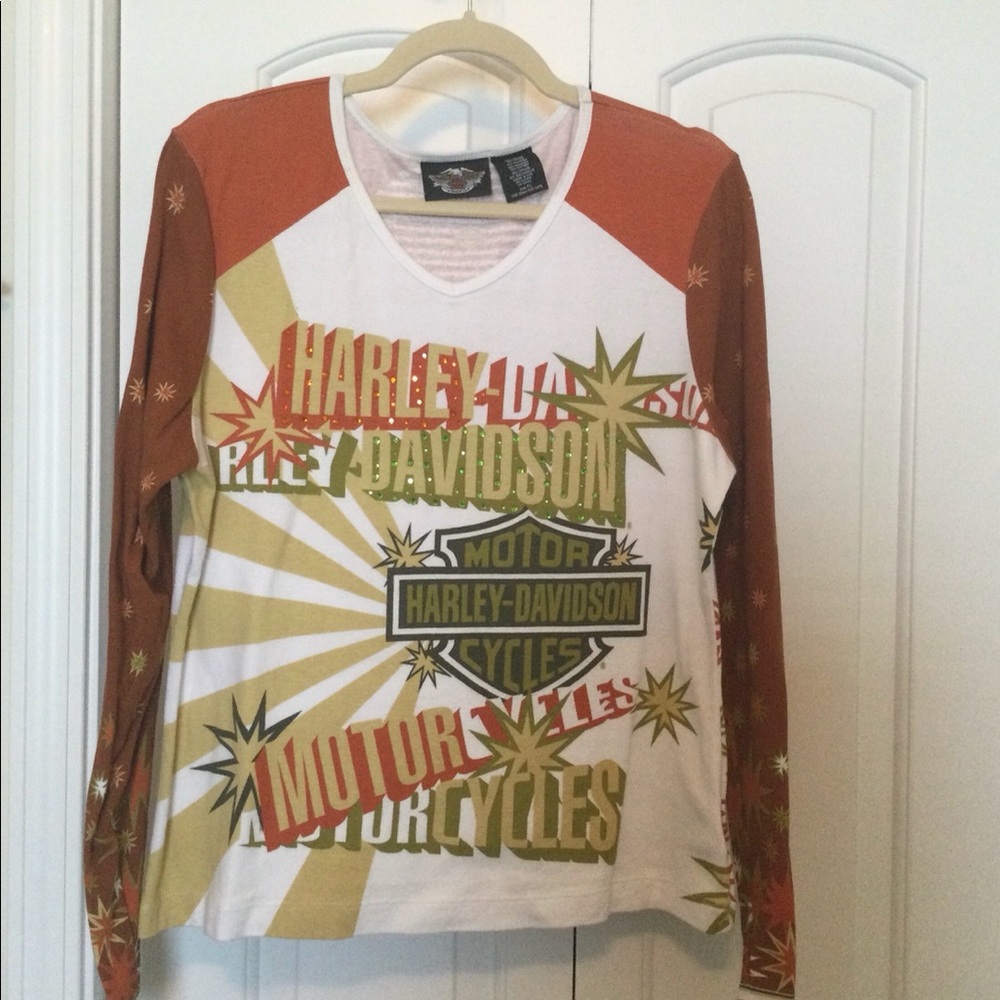Harley Davidson ladies LS top Sz X-Large